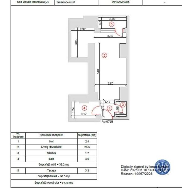 Militari, garsoniera decomandata 39 mp, Smart Residence Lujerului.